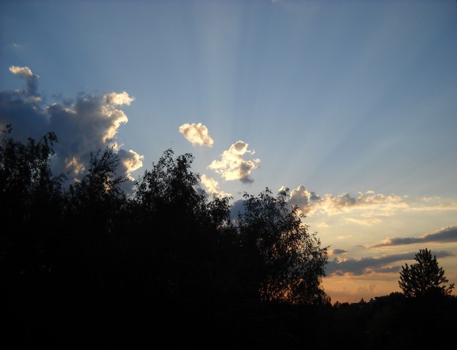 O zachodzie słońca