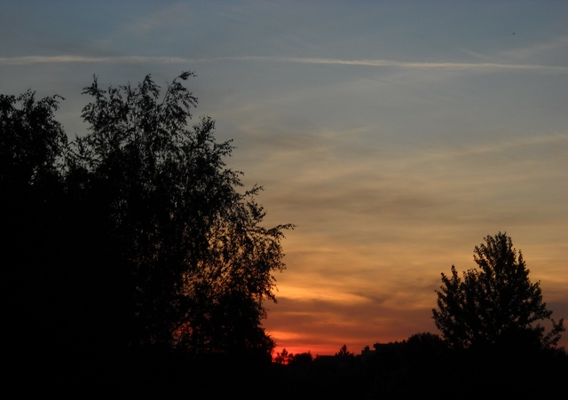 O zachodzie słońca