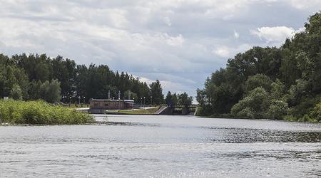przed śluzą Michałowo – Kępiny Wielkie, Polska