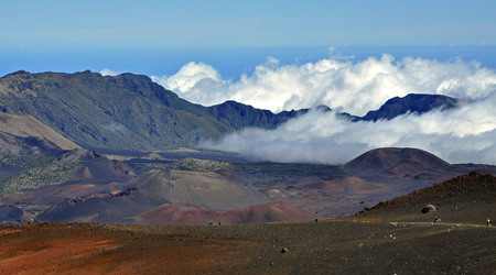 Wnętrze krateru wulkanu Haleakala, Maui – Kahului, Stany Zjednoczone Ameryki