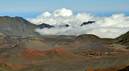 Wnętrze krateru wulkanu Haleakala, Maui – Kahului, Stany Zjednoczone Ameryki