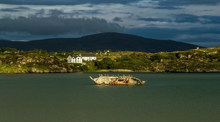 2 wrak lodzi bad eddie – Bunbeg, Irlandia