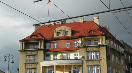 Katowice, narożna kamienica przy ulicy..... – Polska