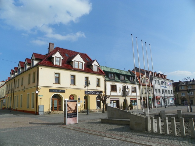 Żory, pierzeja północna Rynku.......