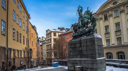 31 kopia rzezby sw  jerzego – Sztokholm, Szwecja