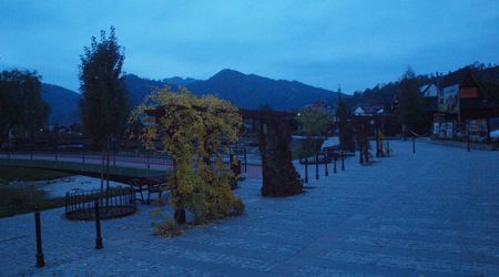 Szczawnica wieczorem – Szczawnica zdrój, Polska