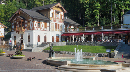 Szczawnica. Plac Dietla. – Polska