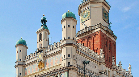 Zabytkowy Ratusz w Poznaniu. – Poznań, Polska