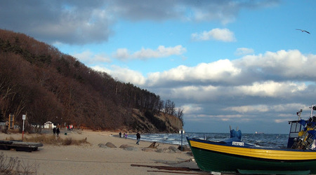kuter i klif – Gdynia, Polska