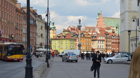 Spacer po mieście – Warszawa, Polska