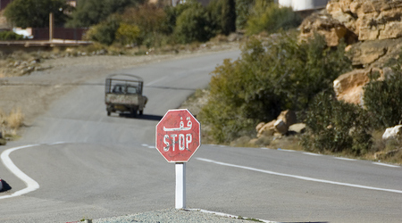 stop – Biskra, Algieria