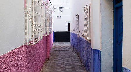 Uliczka – Asilah, Maroko