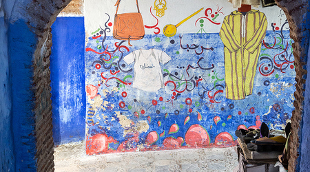 Mural – Chefchaouen, Maroko