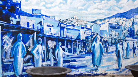 Mural – Chefchaouen, Maroko